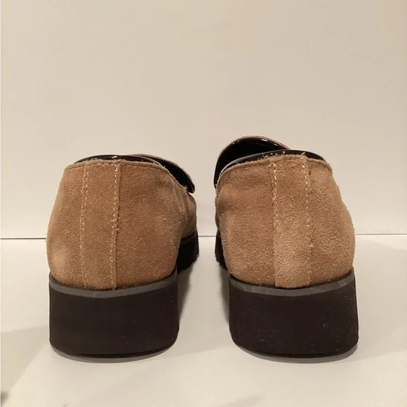 Donald J. Pliner Tan Suede Loafers - Picture 4 of 16